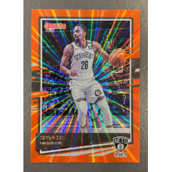 SPENCER DINWIDDIE 2020-21 DONRUSS ORANGE LASER