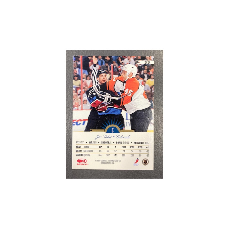 JOE SAKIC 1997 LEAF 35