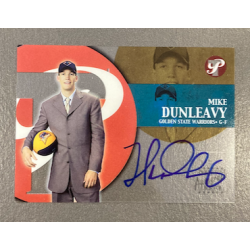 MIKE DUNLEAVY 2002-03 TOPPS PRISTINE AUTO