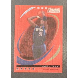 JASON TERRY 2006-07 TOPPS TRADEMARK MOVES WOOD RED 2/35
