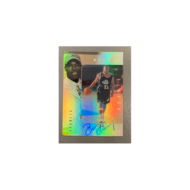 BARON DAVIS 1999-00 UD SPX FINITE AUTO ROOKIE 147/500
