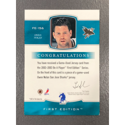 OWEN NOLAN 2002-03 BAP FIRST EDITION JERSEY FE-156 - EXMT CONDITION