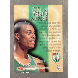 PAUL PIERCE 2000-01 FLEER ULTRA YEAR 3 PLATINUM 93/100