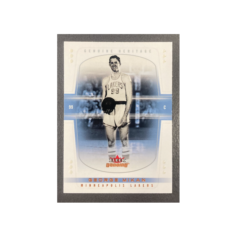 GEORGE MIKAN 2004-05 FLEER GENUINE HERITAGE 356/500
