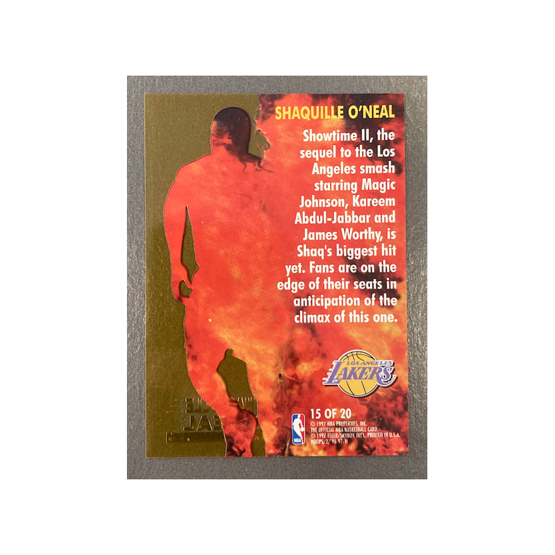 SHAQUILLE O'NEAL 1996-97 HOOPS HOT LIST