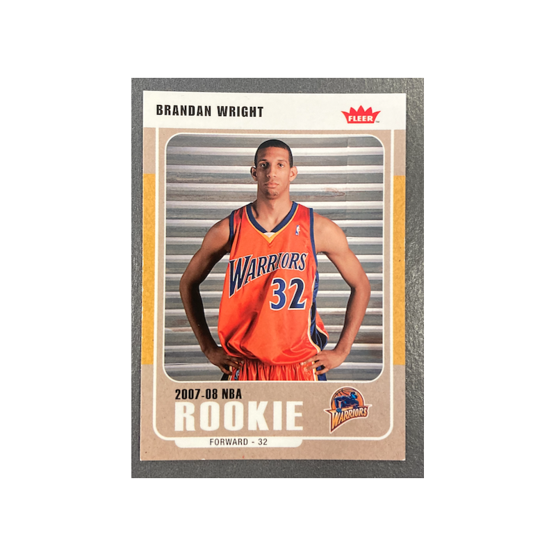 BRANDAN WRIGHT 2007-08 FLEER ROOKIE