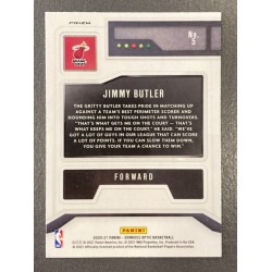 JIMMY BUTLER 2020-21 PANINI OPTIC T-MINUS PURPLE PRIZM