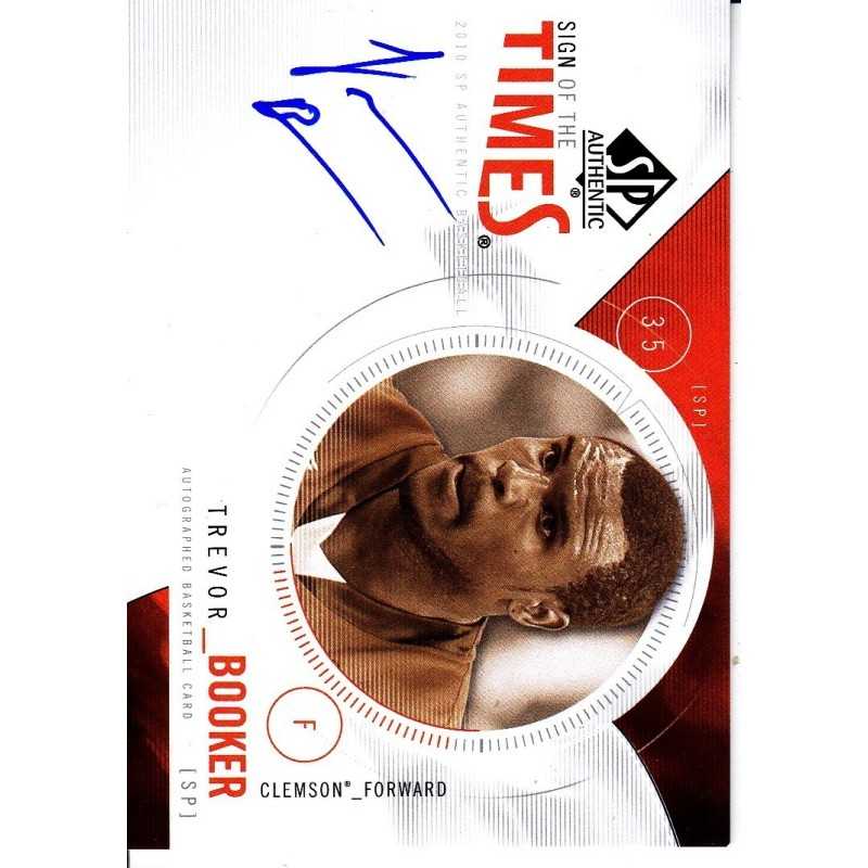 TREVOR BOOKER 2010 UD SP AUTHENTIC AUTO