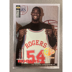 RODNEY ROGERS 1995-96 COLLECTOR'S CHOICE PLAYERS CLUB PLATINUM - EX CONDITION