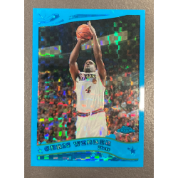 CHRIS WEBBER 2005-06 TOPPS CHROME X-FRACTOR BLUE 08/90