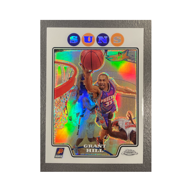 GRANT HILL 2008-09 TOPPS CHROME REFRACTOR