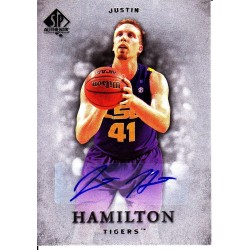 JUSTIN HAMILTON 2012-13 SP AUTHENTIC AUTO