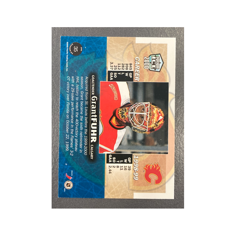 GRANT FUHR 1999-00 PACIFIC DYNAGON ICE BLUE 44/67