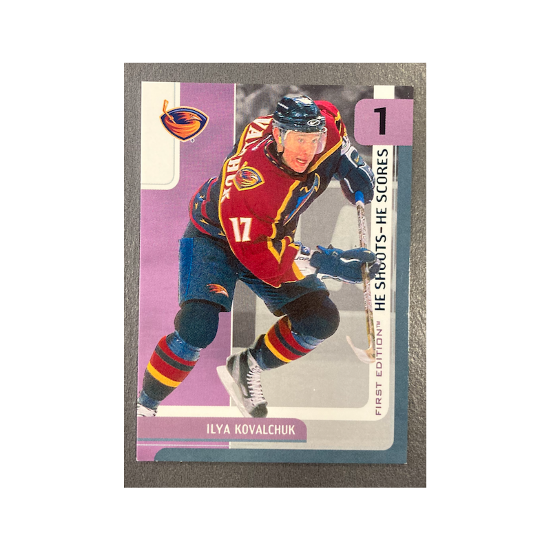 ILYA KOVALCHUK 2002-03 BAP FIRST EDITION 134 REDEMPTION OFFER
