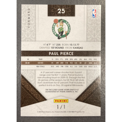 PAUL PIERCE 2009-10 TIMELESS TREASURES MATERIAL TAG 1/1