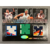 PAUL PIERCE / ALLEN IVERSON / RICHARDSON 2003-04 HOOPS HOT PROSPECT TRIPLE PATCHES 1/1 - EXMT CONDITION