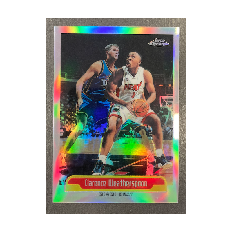 CLARENCE WEATHERSPOON 1999-00 TOPPS CHROME REFRACTORS 193