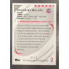 CHAUNCEY BILLUPS 2006-07 TOPPS TRADEMARK MOVES WOOD RED 35/35