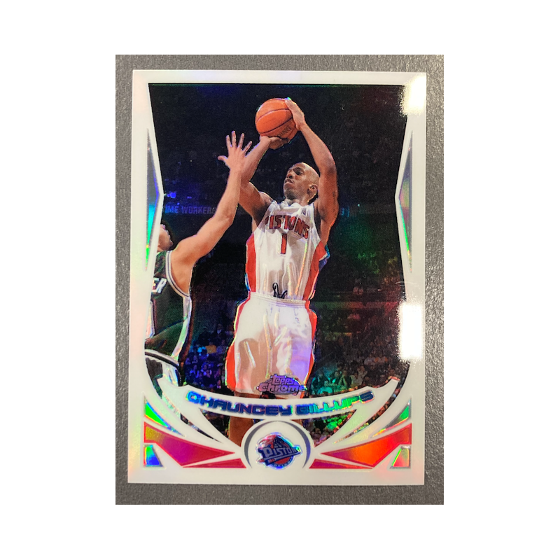 CHAUNCEY BILLUPS 2004-05 TOPPS CHROME REFRACTORS 42
