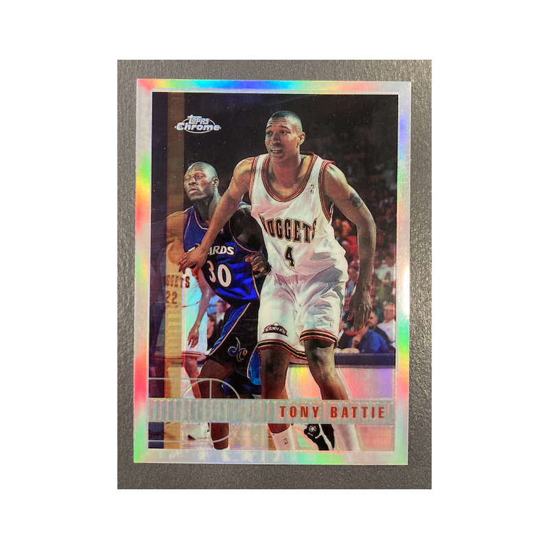 TONY BATTIE 1997-98 TOPPS CHROME REFRACTOR 208