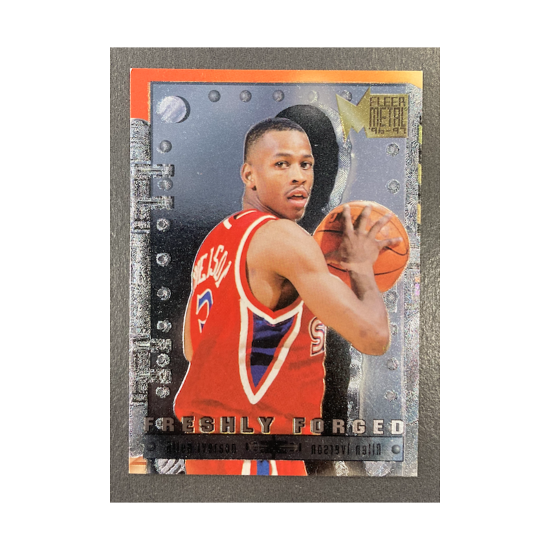 ALLEN IVERSON 1996-97 FLEER METAL FRESHLY FORGED