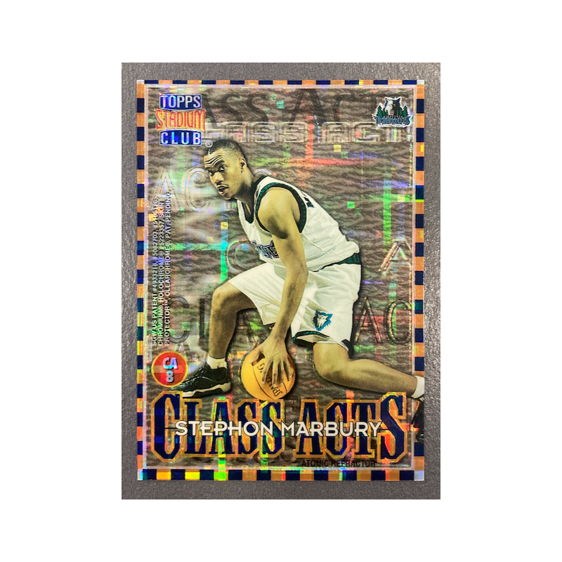 STEPHON MARBURY / KENNY ANDERSON 1996 CLASS ACT ATOMIC REFRACTOR CA8