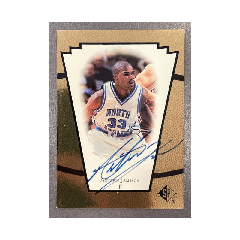 ANTAWN JAMISON 1998-99 UD SP ROOKIE EDITION AUTO