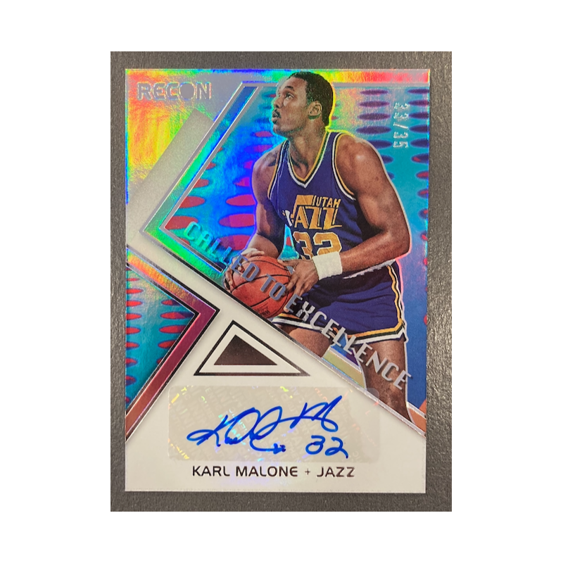 KARL MALONE 2021-22 PANINI RECON CALLED TO EXCELLENCE AUTO /35
