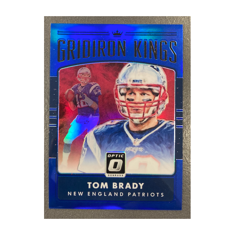 TOM BRADY 2016 DONRUSS OPTIC GRIDIRON KINGS BLUE /149