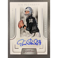 JIM PLUNKETT 2016 PANINI PRIME SIGNATURES AUTO /25