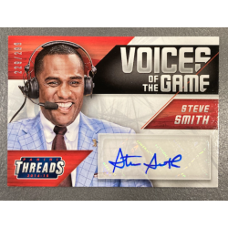 STEVE SMITH 2014-15 PANINI THREADS VOICES OF THE GAME AUTO 229/299