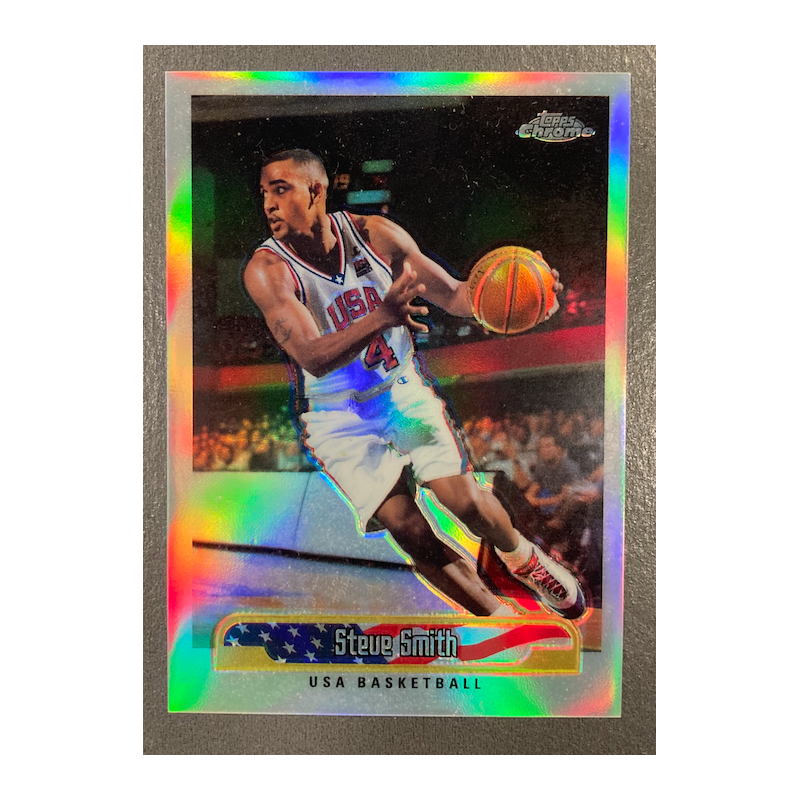 STEVE SMITH 1999-00 TOPPS CHROME REFRACTOR USA BASKETBALL 252
