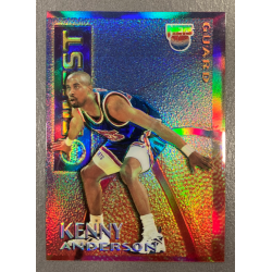 KENNY ANDERSON 1995-96 TOPPS FINEST MYSTERY BORDERLESS REFRACTOR GOLD M5