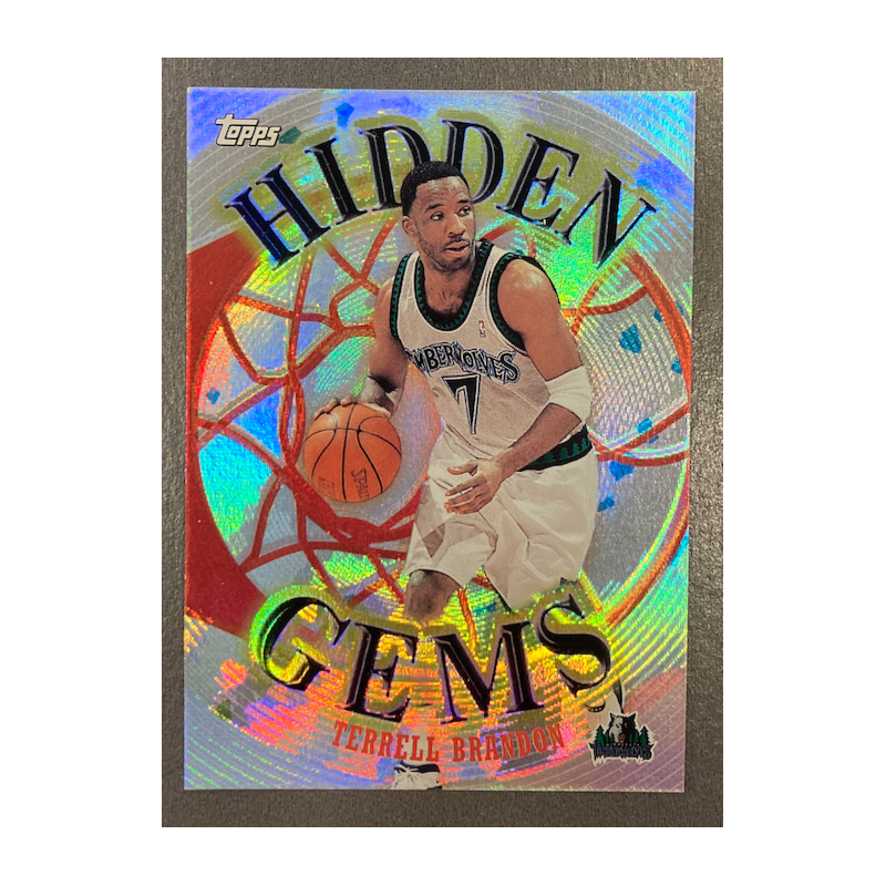 TERRELL BRANDON 2000-01 TOPPS HIDEN GEMS HG8