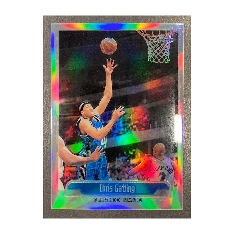 CHRIS GATLING 1999-00 TOPPS CHROME REFRACTOR 166