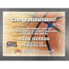 ALLEN IVERSON 2000-01 FLEER PREMIUM NAME GAME PATCH 13/50