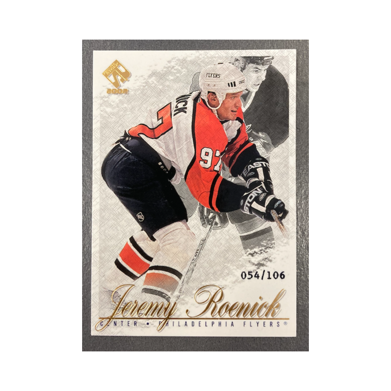 JEREMY ROENICK 2001-02 PACIFIC PRIVATE STOCK GOLD 54/106