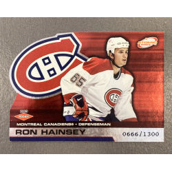 RON HAINSEY 2002-03 PACIFIC ATOMIC HOBBY DIE CUT 666/1300