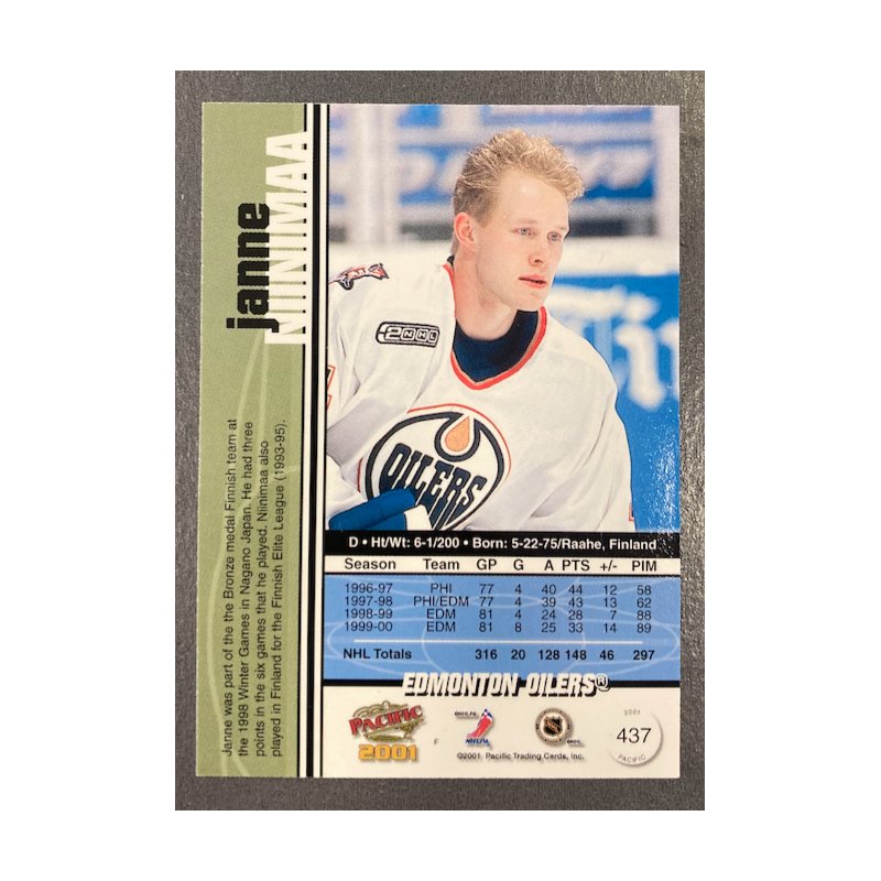 JANNE NIINIMAA 2000-01 PACIFIC COPPER 16/40