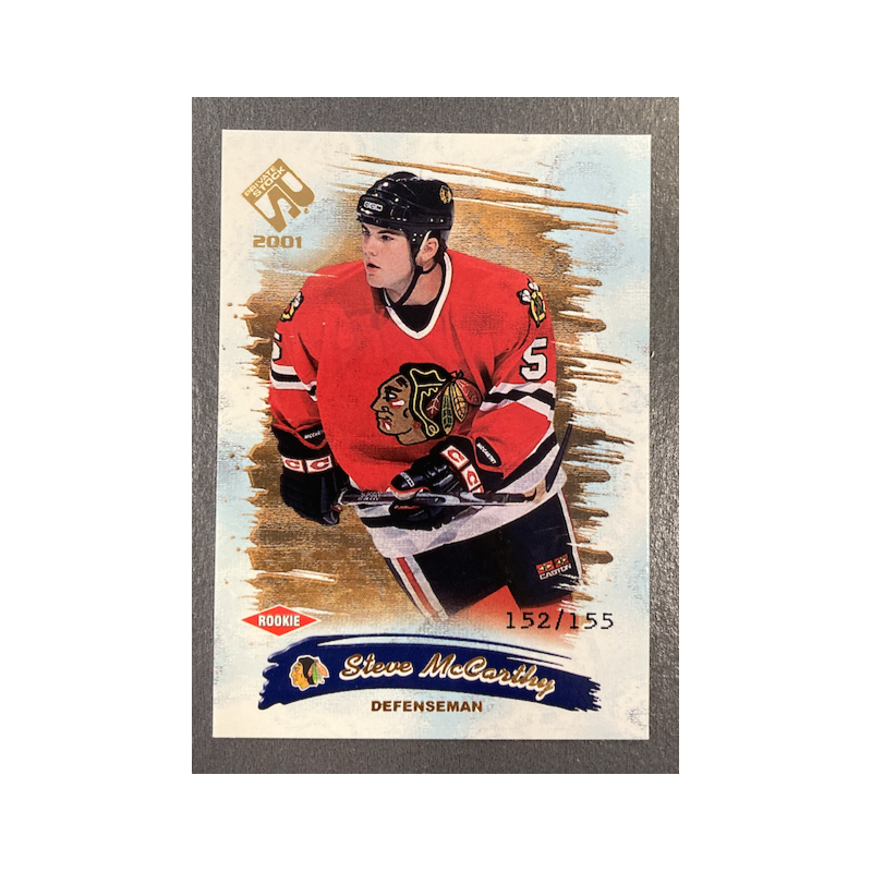 STEVEN McCARTHY 2000-01 PACIFIC PRIVATE STOCK ROOKIE 152/155