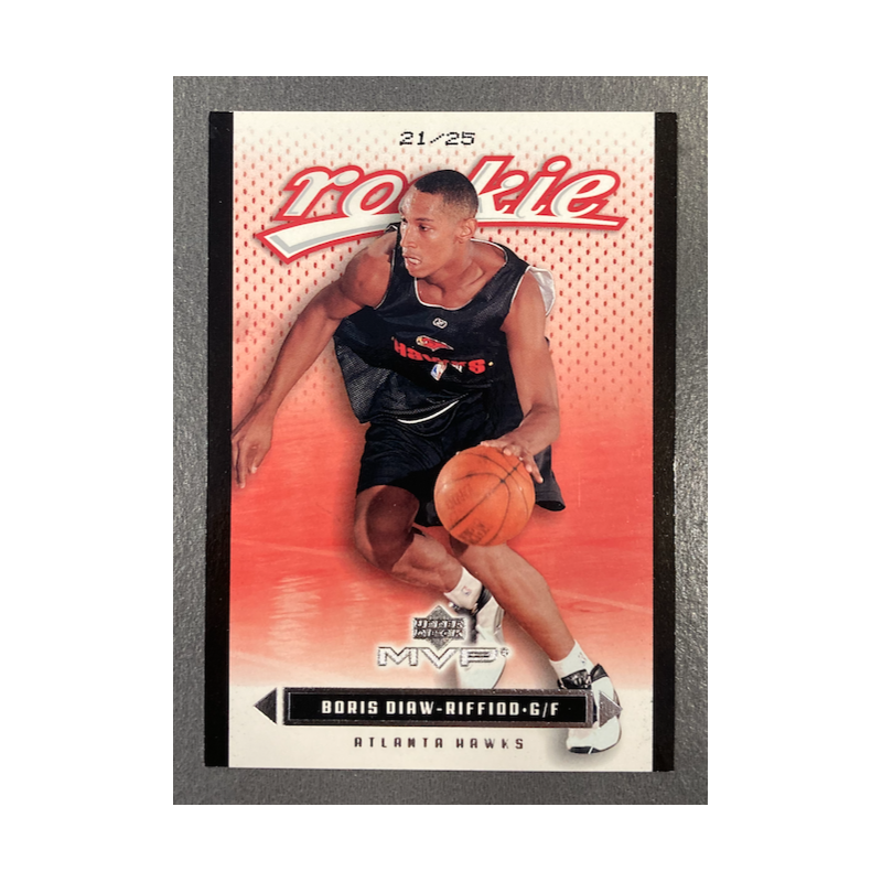 BORIS DIAW-RIFFIOD 2003-04 UPPER DECK MVP BLACK BORDER ROOKIE 21/25