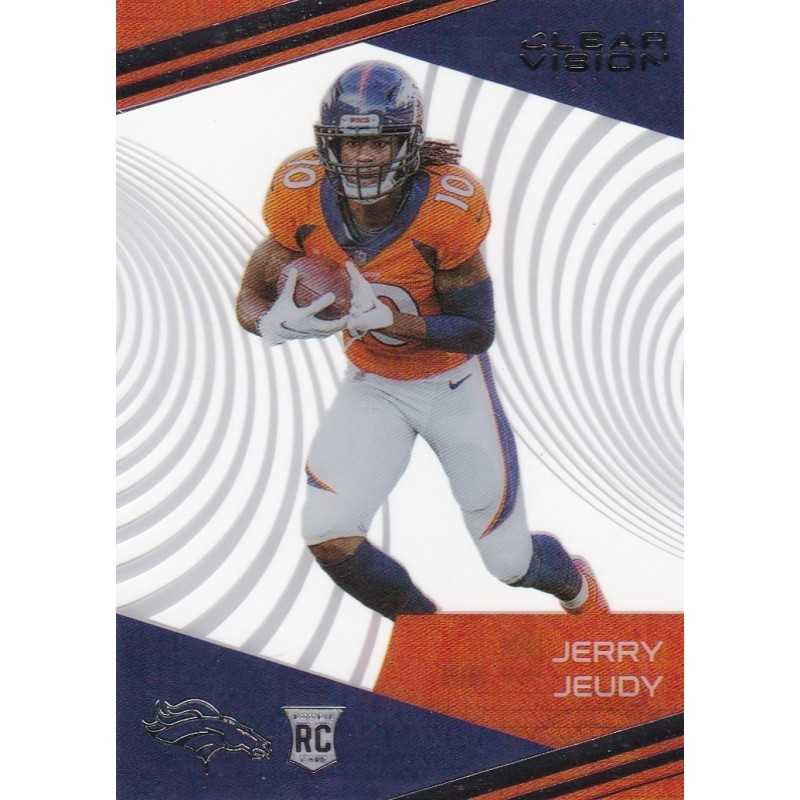 JERRY JEUDY 2020 PANINI CHRONICLES CLEAR VISION ROOKIE