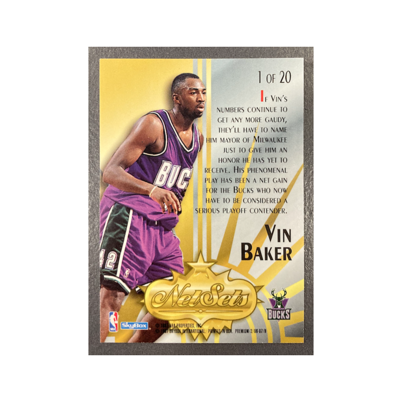 VIN BAKER 1996-97 SYBOX PREMIUM NET SETS 1