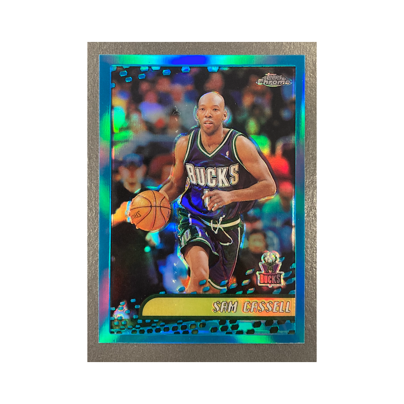 SAM CASSELL 2001-02 TOPPS CHROME REFRACTOR 102