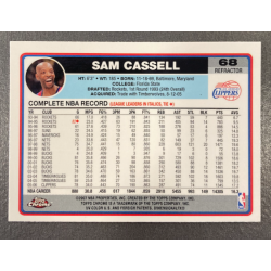 SAM CASSELL 2006-07 TOPPS CHROME REFRACTOR 68