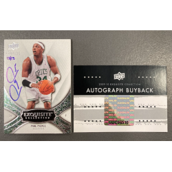 PAUL PIERCE 2009-10 EXQUISITE BUYBACK AUTO 13/13 ON EXQUISITE 08-09