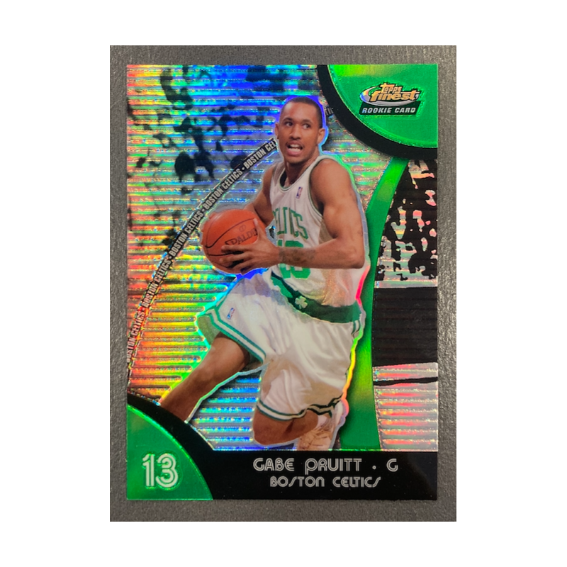 GABE PRUITT 2007-08 TOPPS FINEST ROOKIE REFRACTOR /149