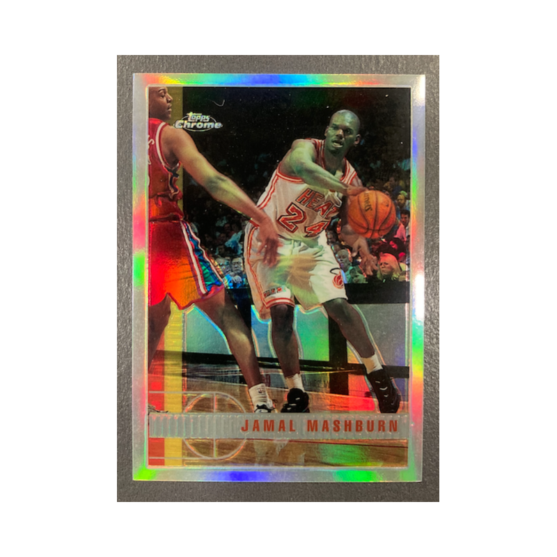 JAMAL MASHBURN 1997-98 TOPPS CHROME REFRACTOR 14