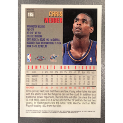 CHRIS WEBBER 1997-98 TOPPS CHROME REFRACTOR 185