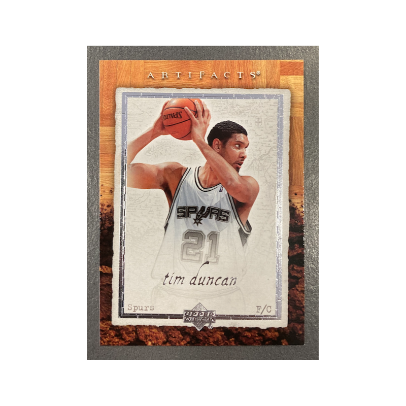 TIM DUNCAN 2007-08 UPPER DECK ARTIFACTS